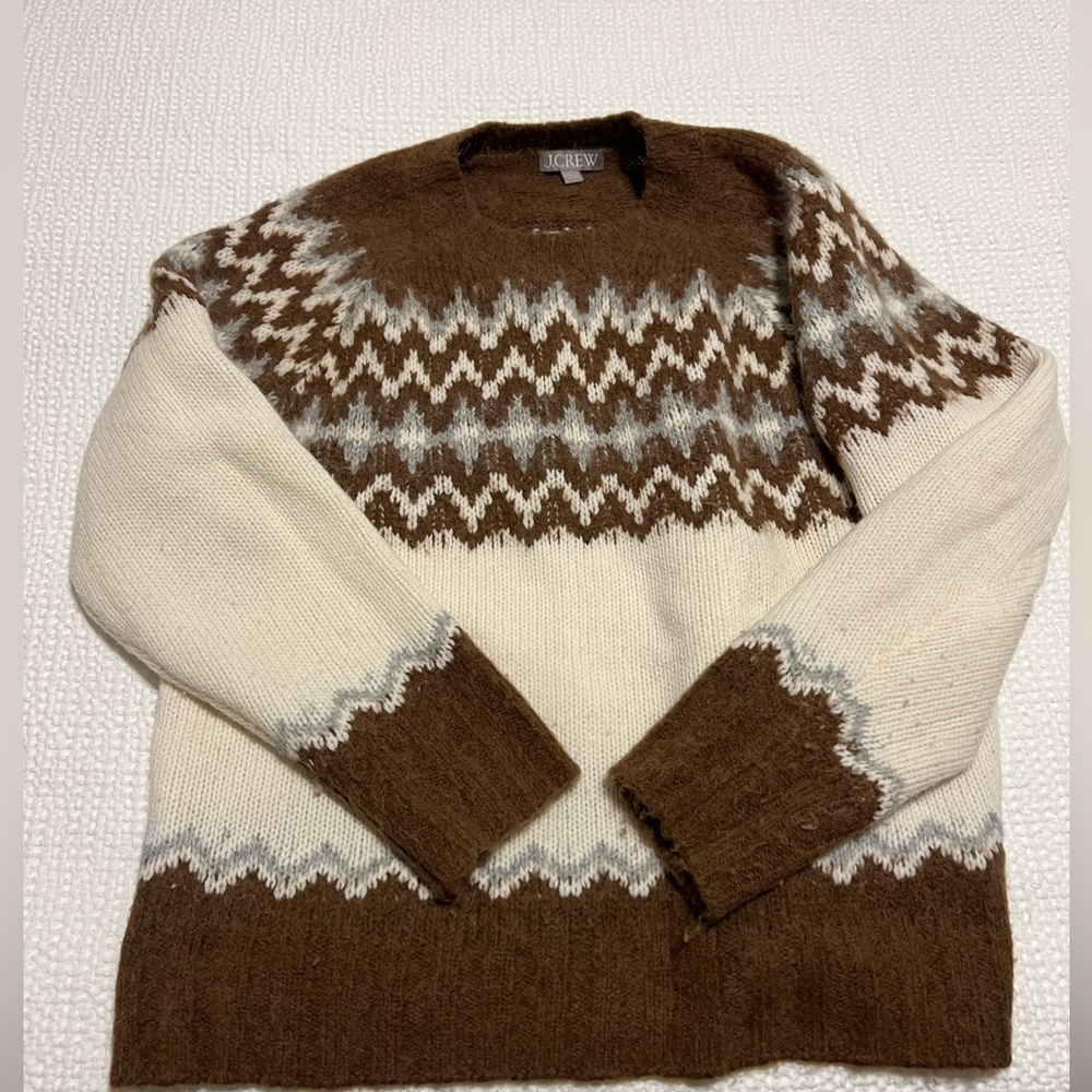 Jcrew Fair isle sweater